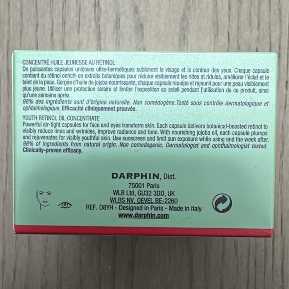 Darphin ldeal Resource retinal youth concentrate 60 capsules New in box $120 - Picture 4 of 4